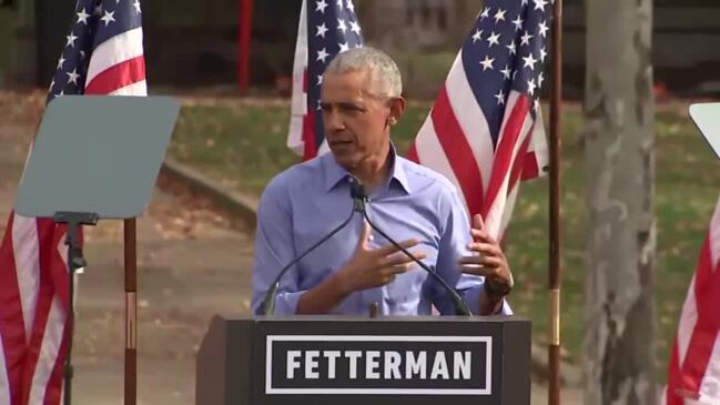 Obama Warns Of ‘dangerous Climate’ At Fetterman Rally | News.com.au ...