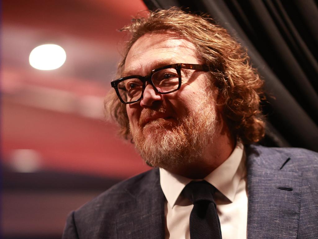 MELBOURNE, AUSTRALIA - FEBRUARY 19: Luc Longley arrives ahead of the the 2024 NBL MVP Awards Night at CIEL The Venue on February 19, 2024 in Melbourne, Australia. (Photo by Kelly Defina/Getty Images for NBL)