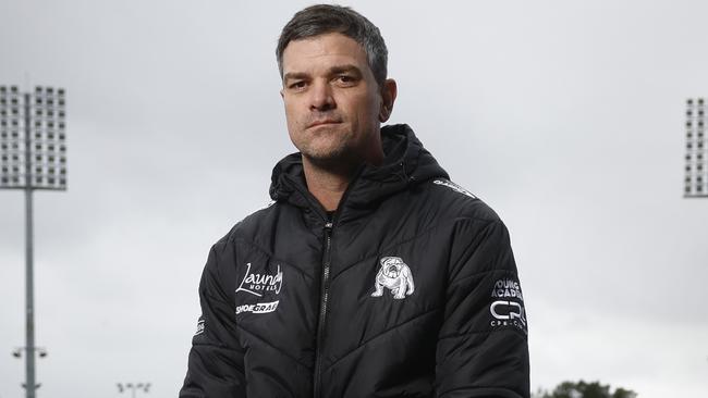 DAILY TELEGRAPH 31ST JULY 2024Pictured at Belmore Sports Ground in Sydney is Canterbury Bulldogs NRL team coach Cameron Ciraldo.The Bulldogs are tracking to make finals in the 2024 season.Picture: Richard Dobson