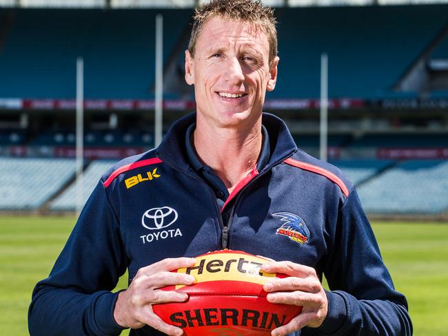 9/11/16 Brett Burton is the new head of Football at Adelaide Crows in West Lakes. Picture: MATT LOXTON