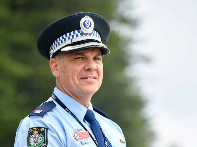 Northern Beaches crime manager Detective Inspector Craig Wonders. Picture: (AAP Image/Joel Carrett)