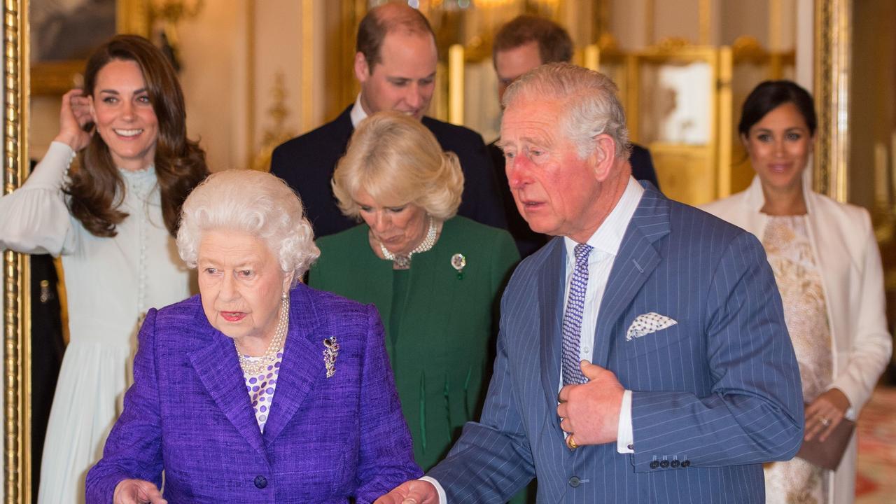 In a royal first – the Sussexes will be facing off against the Queen by appearing on different TV shows on the same day. Picture: Dominic Lipinsk/AFP