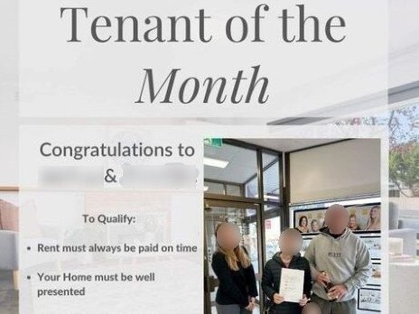 'Tenant of the Month' award sparks backlash. Picture: Facebook