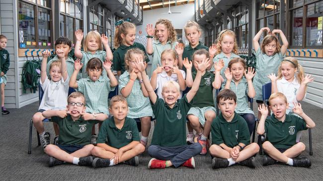 Montpellier Primary School Prep N Back - Left to Right Lana Nguyen, Stella Wilson, Olive McLean, Matilda Lane, Millie Jones, Calla Henderson, Elise Strmiska Middle - Left to Right Fin McDonald, Hazel Nagahawatte, Ruby O’Dwyer, Sadie Veale, Heidi McCraw, Estelle Kent, Alvey Waters Front Ã Left to Right Owen Western, Spencer Lane, Emmett Kruss, Clark Bruce, Tom Burn