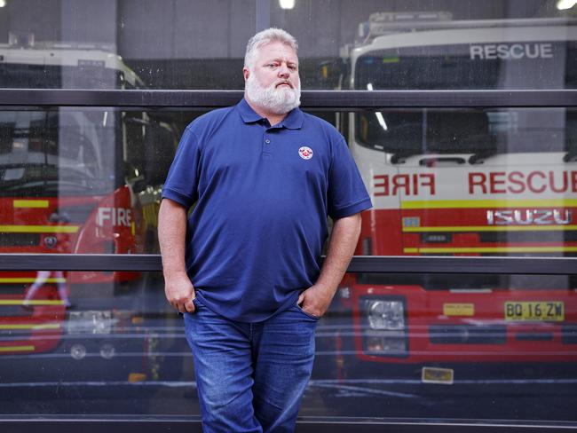 Fire Brigade Employees Union State Secretary Leighton Drury. Picture: Sam Ruttyn