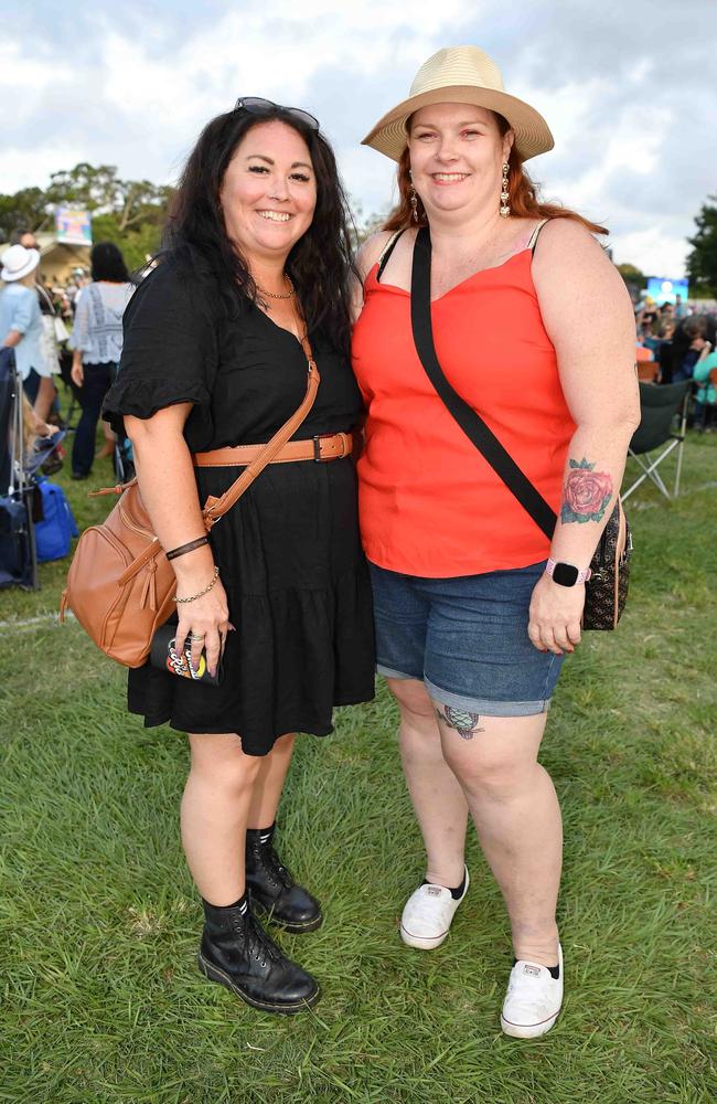 Danielle Gray and Jana Smith at Sounds of Rock 2024 in Hervey Bay. Picture: Patrick Woods.