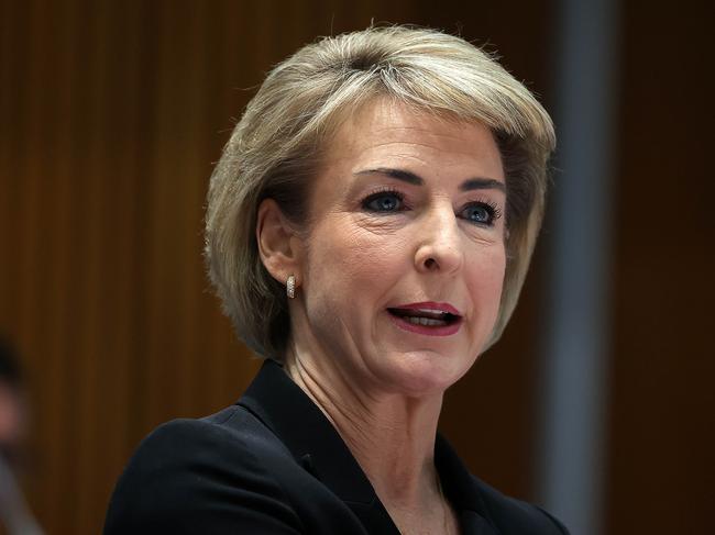 CANBERRA, AUSTRALIA NewsWire Photos MAY, 26 2021: Michaelia Cash, Attorney-General during Senate Estimates in Parliament House in Canberra.Picture: NCA NewsWire / Gary Ramage