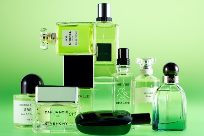 Beautiful Green Perfumes