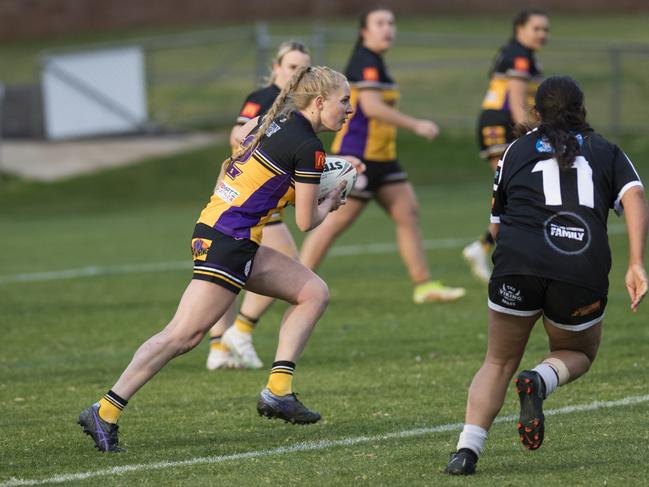 Tahlia Stokes of Gatton against Oakey. Picture: Kevin Farmer.