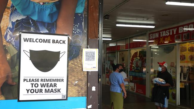 Face masks are still required in hospitals and health care facilities in most states. Picture: Getty Images