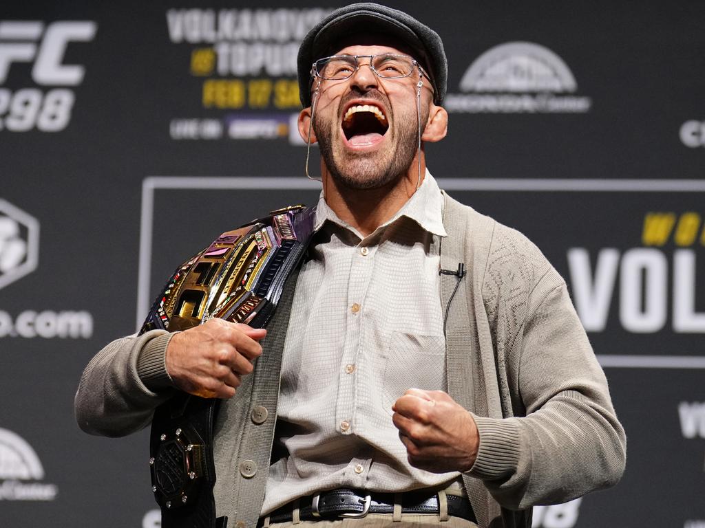 Volkanovski was a massive crowd favourite. Picture: Chris Unger/Zuffa LLC via Getty Images)