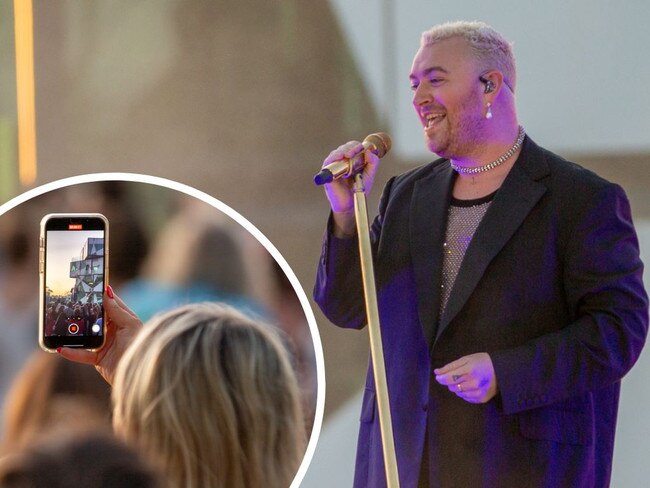 Sam Smith concert at The Cube artwork