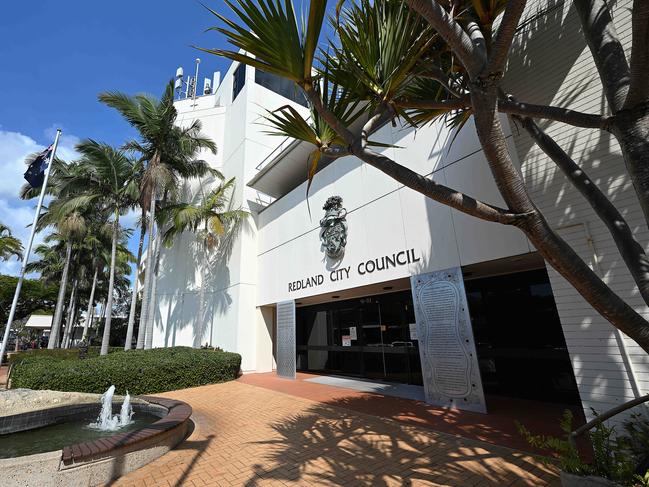 Redland City Council chambers. Picture: Lyndon Mechielsen