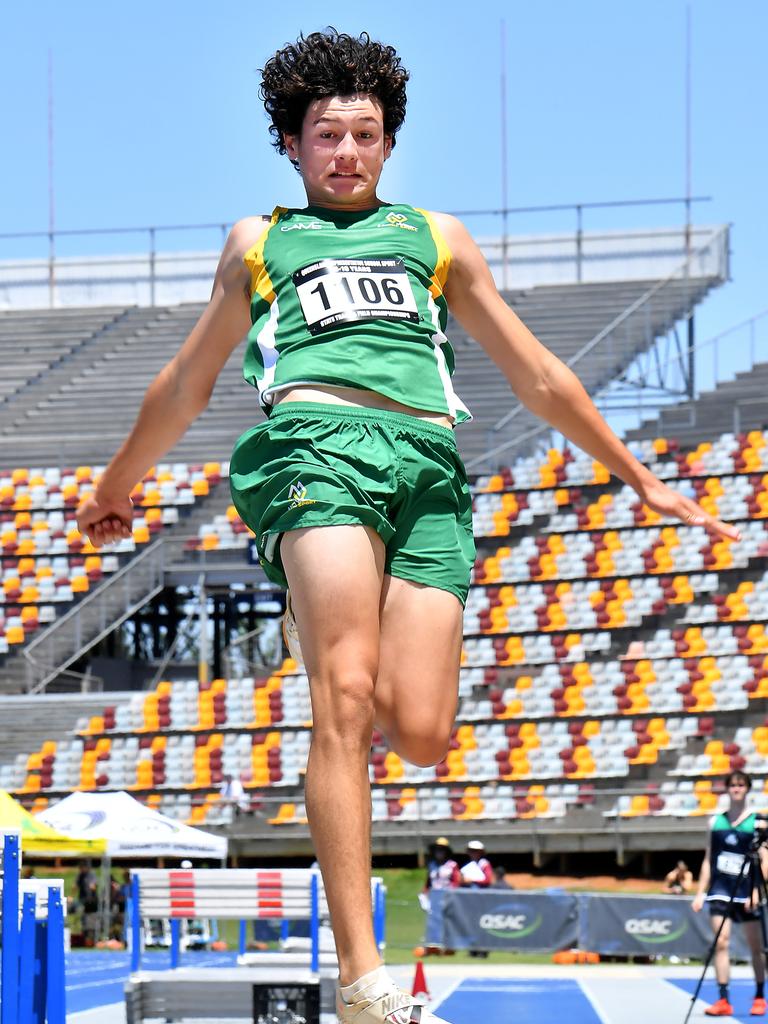 Queensland Representative School Sport track and field championships in Brisbane. Saturday October 12, 2024. Picture, John Gass