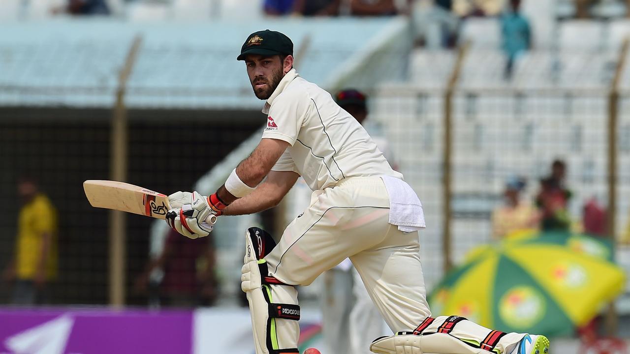 Glenn Maxwell in action for Australia. Photo: Munir UZ ZAMAN/AFP Photo