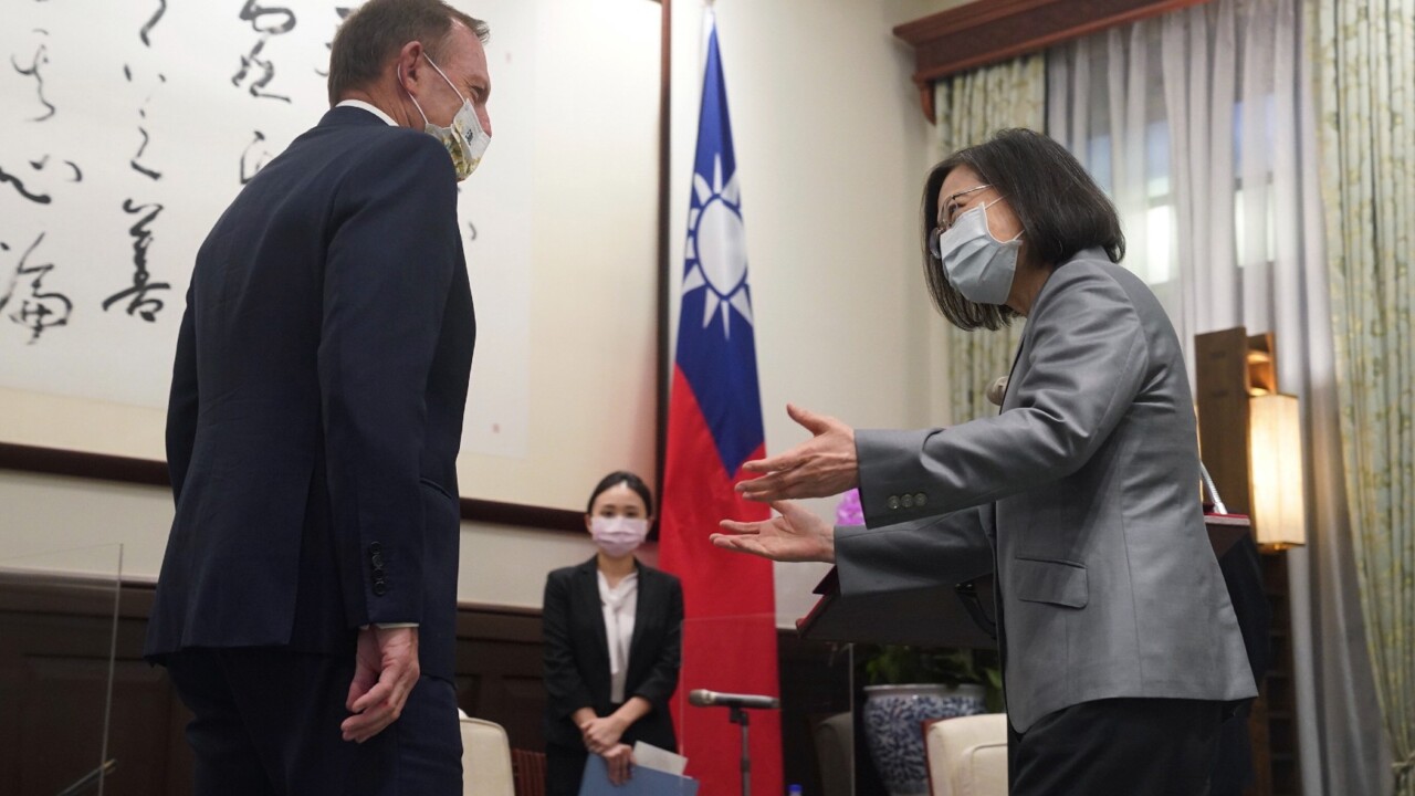 Taiwanese 'only too happy' to get 'plenty of coverage' of Tony Abbott's meeting