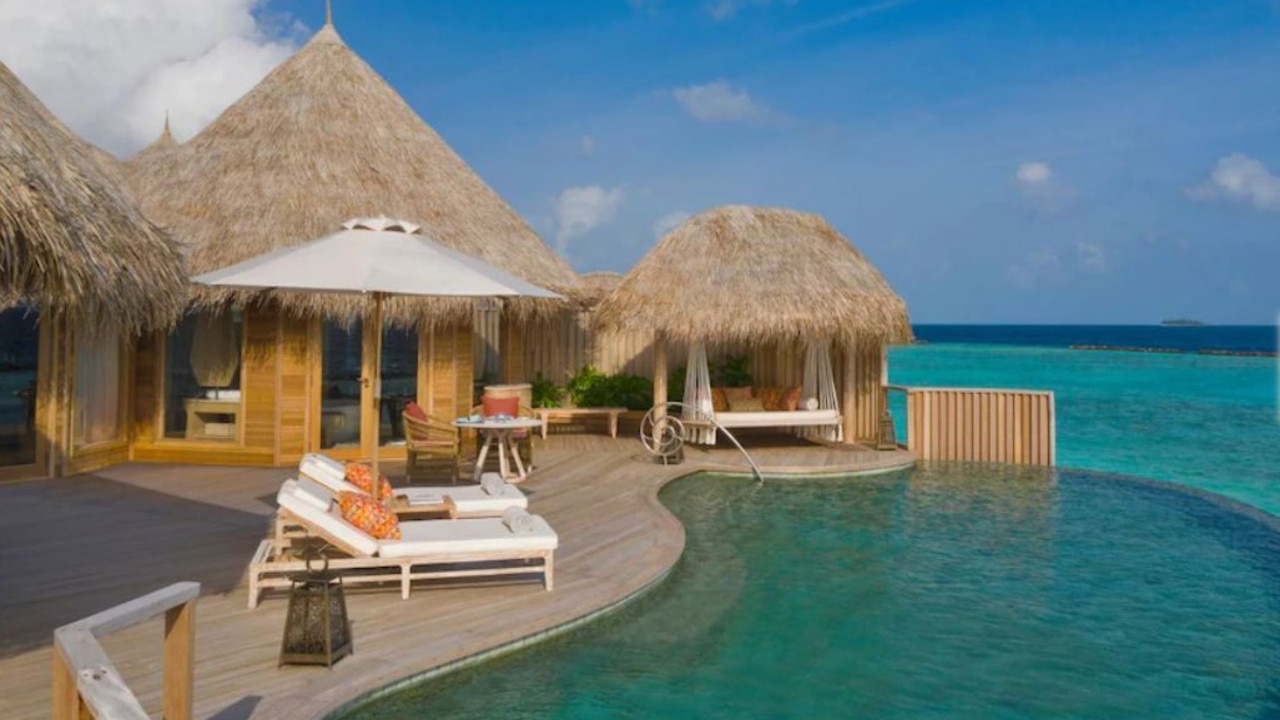 The Nautilus Maldives buyout includes access to the resort’s 26 beach and ocean houses. Picture: The Nautilus Maldives