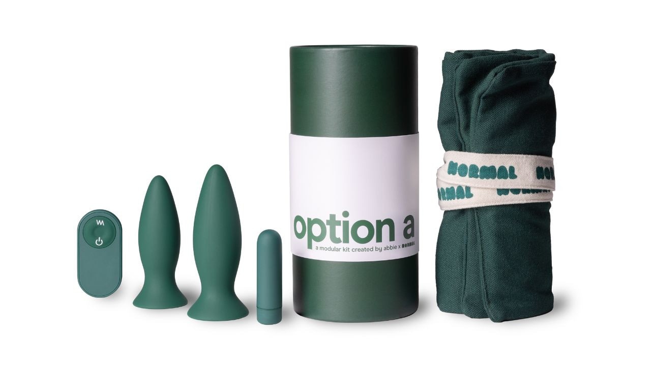 Option A is a curated anal play kit suitable for beginners, experts and solo and partner play. Picture: Instagram @normalco.