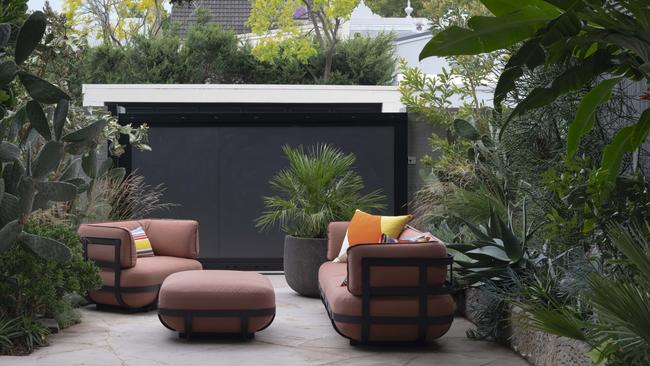 The Paddington garden of artist Kathryn Del Barton. Picture: Nicholas Watt