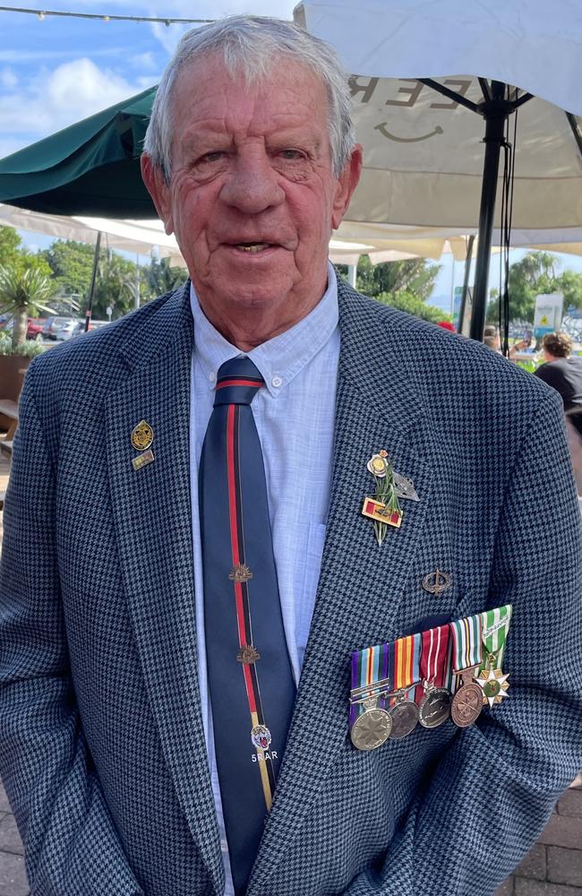 Vietnam veteran Warren Pearson. 78, of Suffolk Park. Picture: Savannah Pocock