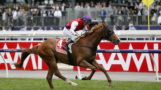 Warning will carry the top weight in Friday’s Wagga Gold Cup. Picture: Darrian Traynor-Getty Images