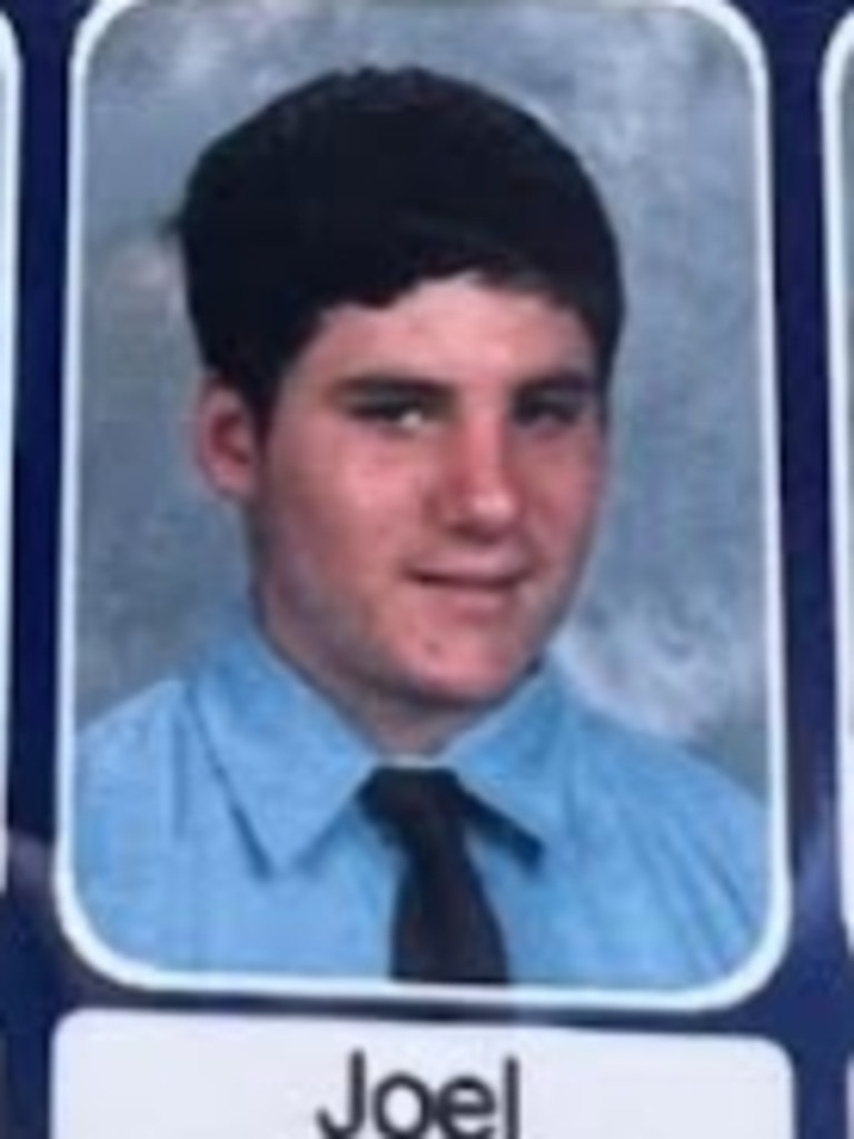 From Harrison State HIgh School's Facebook group a school picture has been posted of Joel Cauchi.