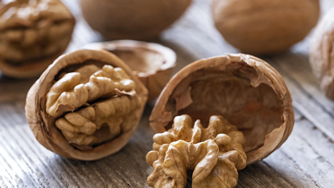 A handful of walnuts a day can have a positive effect on the elasticity of your blood vessels and total cholesterol. Picture: Getty Images