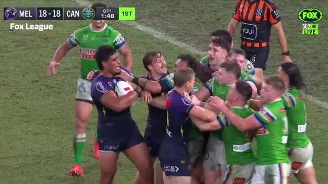 Wild finish as two players sent to sin bin golden point
