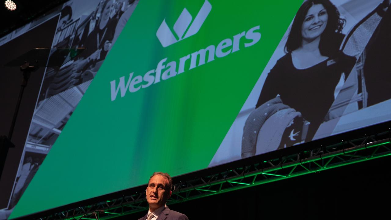 Wesfarmers’ Managing Director Rob Scott has come out against the continued WA border restrictions. Picture: Richard Wainwright/AAP