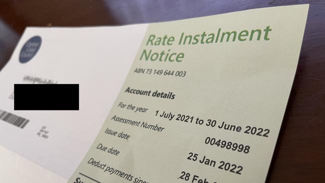 Rates notices are set to rise.