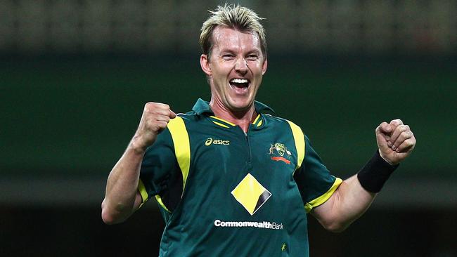 Brett Lee revealed a secret team celebration at the SCG. (Photo by Ryan Pierse/Getty Images)