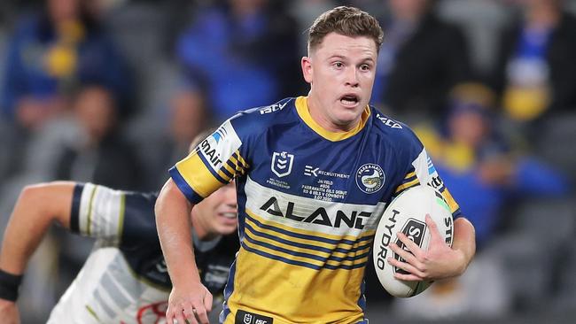 Jai Field will join Mitch Moses in the halves for the Eels in the absence of Dylan Brown. Picture: Getty Images