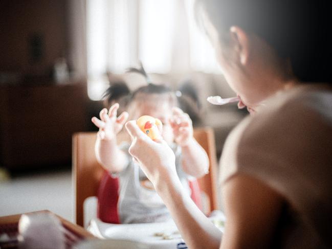 Never attempt to reach into your child’s mouth and take out the object or food. Picture: unsplash/Tanaphong Toochinda