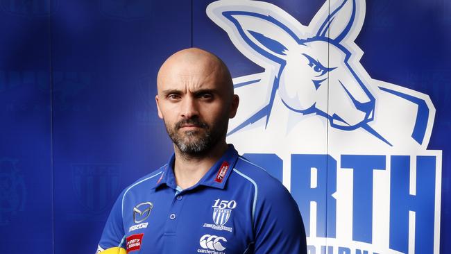 Newly appointed North Melbourne coach Rhyce Shaw wouldn’t be where he is without his family’s support. Pic: Getty Images