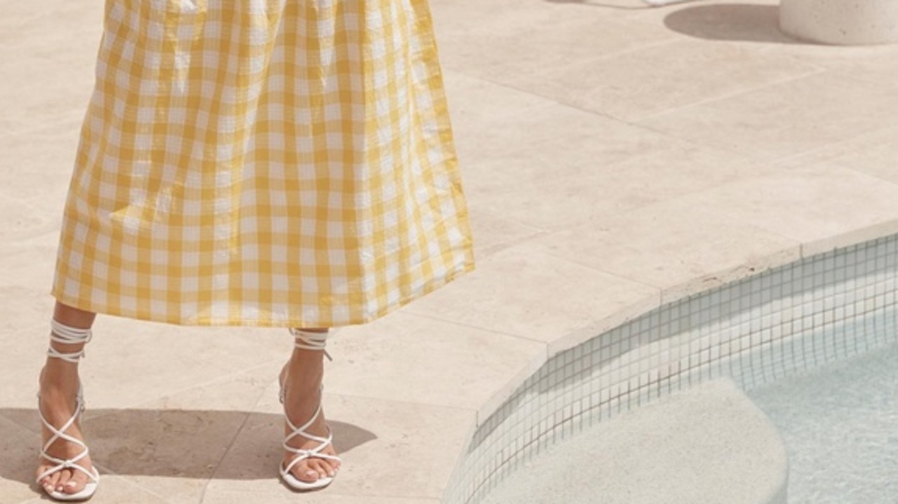 This stunning, summery midi skirt from Dazie is sure to get a workout in your wardrobe. Credit: The Iconic.