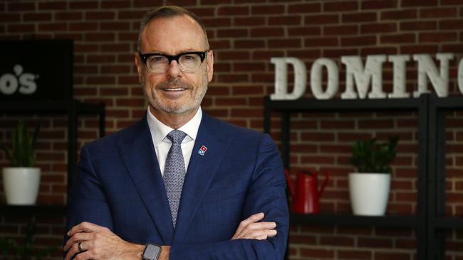 Domino’s Pizza CEO Don Meij at the company headquarters in Brisbane. Picture: Tertius Pickard.