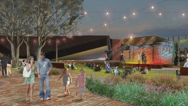 Artist’s impression of the revamped Marion Cultural Centre.