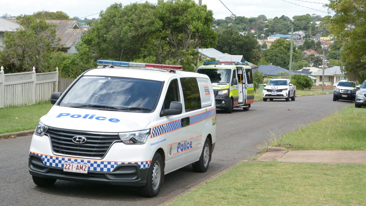 Two men were arrested after police located a stolen car in Sheehan Street, South Toowoomba.