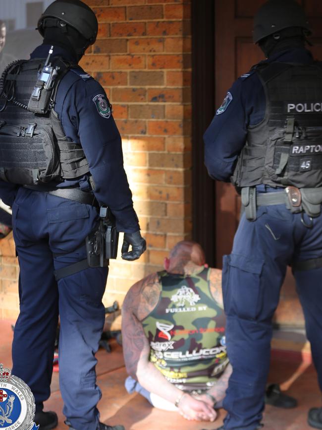 Raptor cops stormed Rymer’s house.