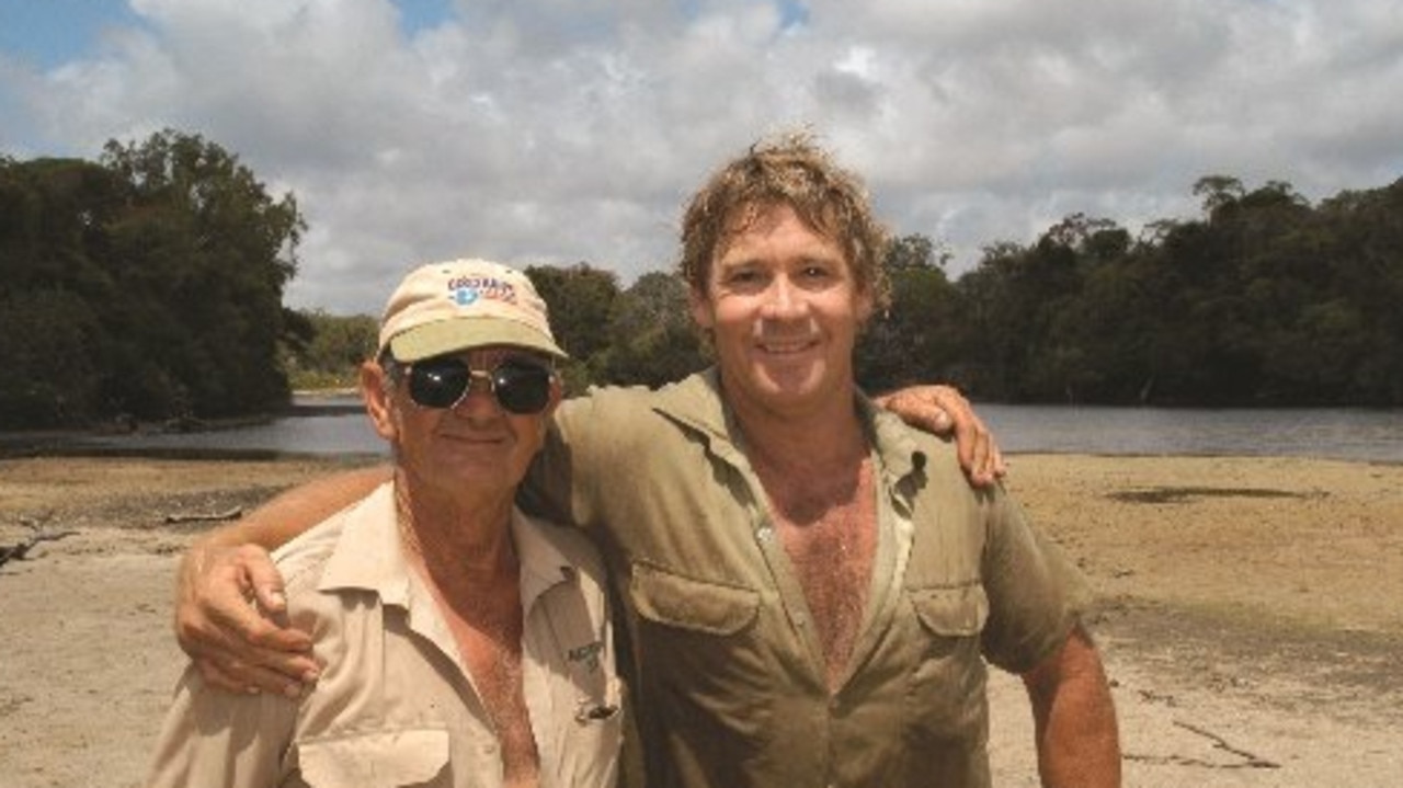 Steve Irwin and his father Bob were incredibly close. Picture: Supplied