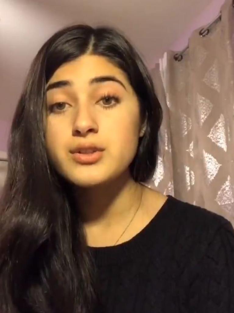 Her TikTok account has now been banned.