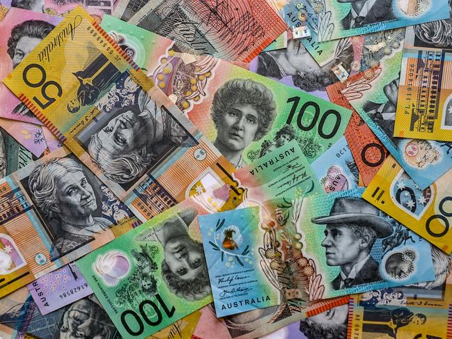 AUSTRALIA - NewsWire Photos - General view editorial generic stock photo image of Australian cash money currency. Picture: NewsWire / Nicholas Eagar