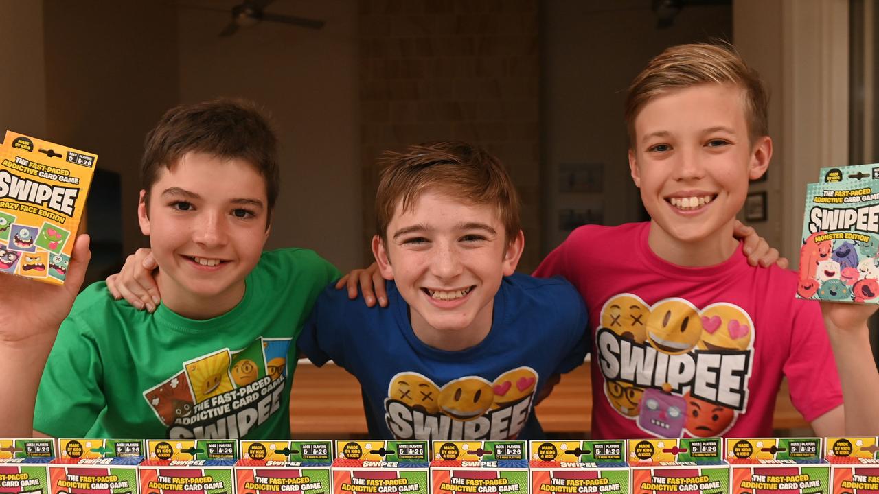 Adelaide Hills kids launch Swipee card game with The Fantastic Factory |  The Advertiser