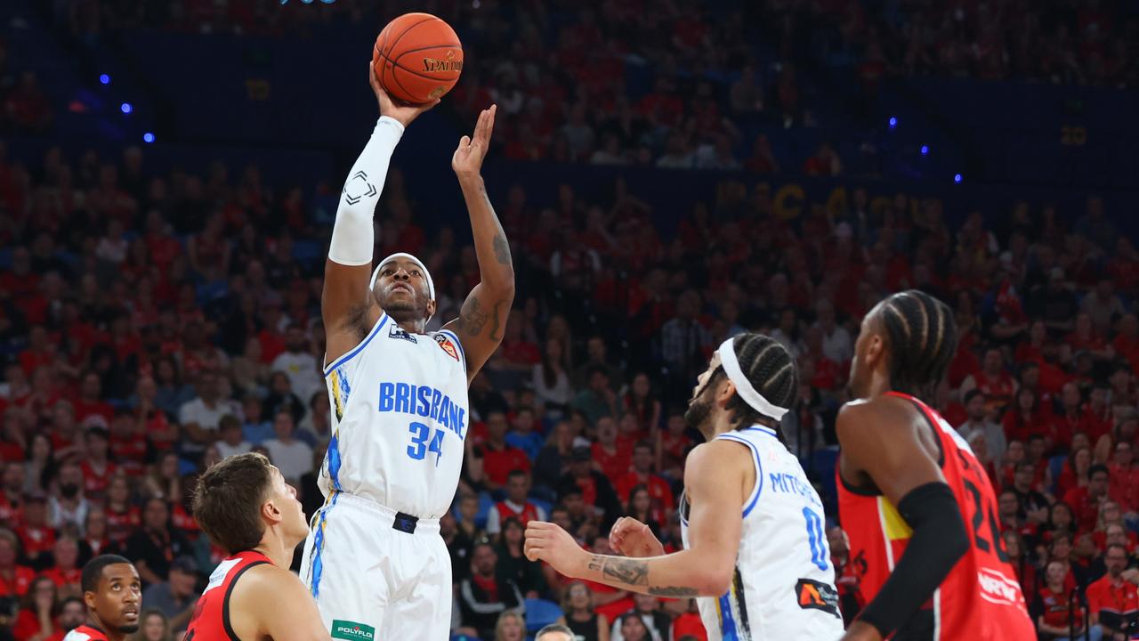 The Bullets have stunned the Wildcats at home, taking a massive lead in the first quarter before letting Perth back in the game. Picture: Getty Images