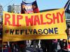 ADELAIDE, AUSTRALIA - JULY 05: Adelaide Crow supporters make their way to Adelaide Oval on July 5, 2015 in Adelaide, Australia. Adelaide Crows AFL coach Phil Walsh was found dead in his home on Friday after allegedly being stabbed by his 26-year-old son. (Photo by Daniel Kalisz/Getty Images)