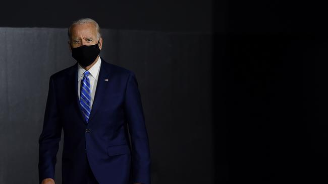 President Trump’s handling of coronavirus has seen Biden’s popularity rise. Picture: AFP