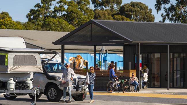 The caravan park at the Adelaide Showground. Photo: John Krüger