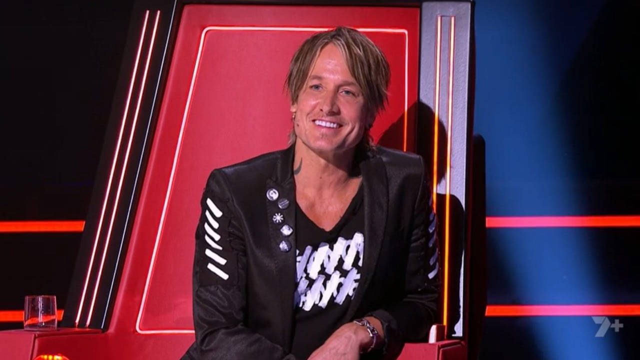 Keith Urban wore a black and white ensemble. Picture: Channel 7