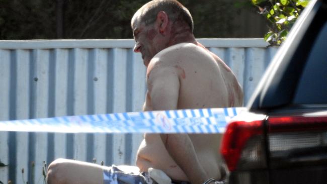 Mark John Walters was arrested at the scene where he was found covered in his victim’s blood. Picture: Limestone Coast Community News.