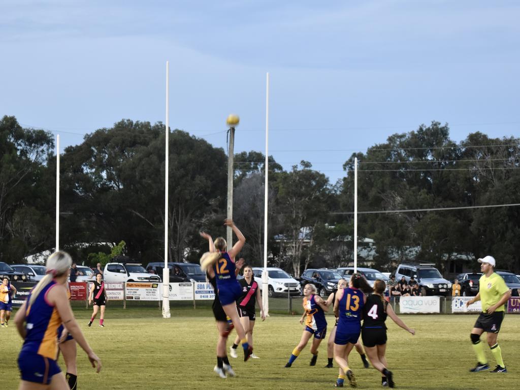 Hervey Bay Bombers have won the Wide Bay Women’s Grand Final against the Bundy Eagles. Picture: Isabella Magee